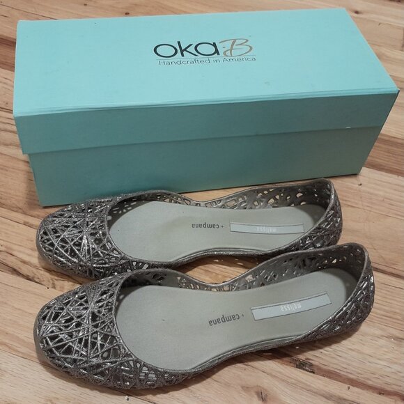 Sparkly Oka B Ballet Flats: NEW! - Picture 4 of 9